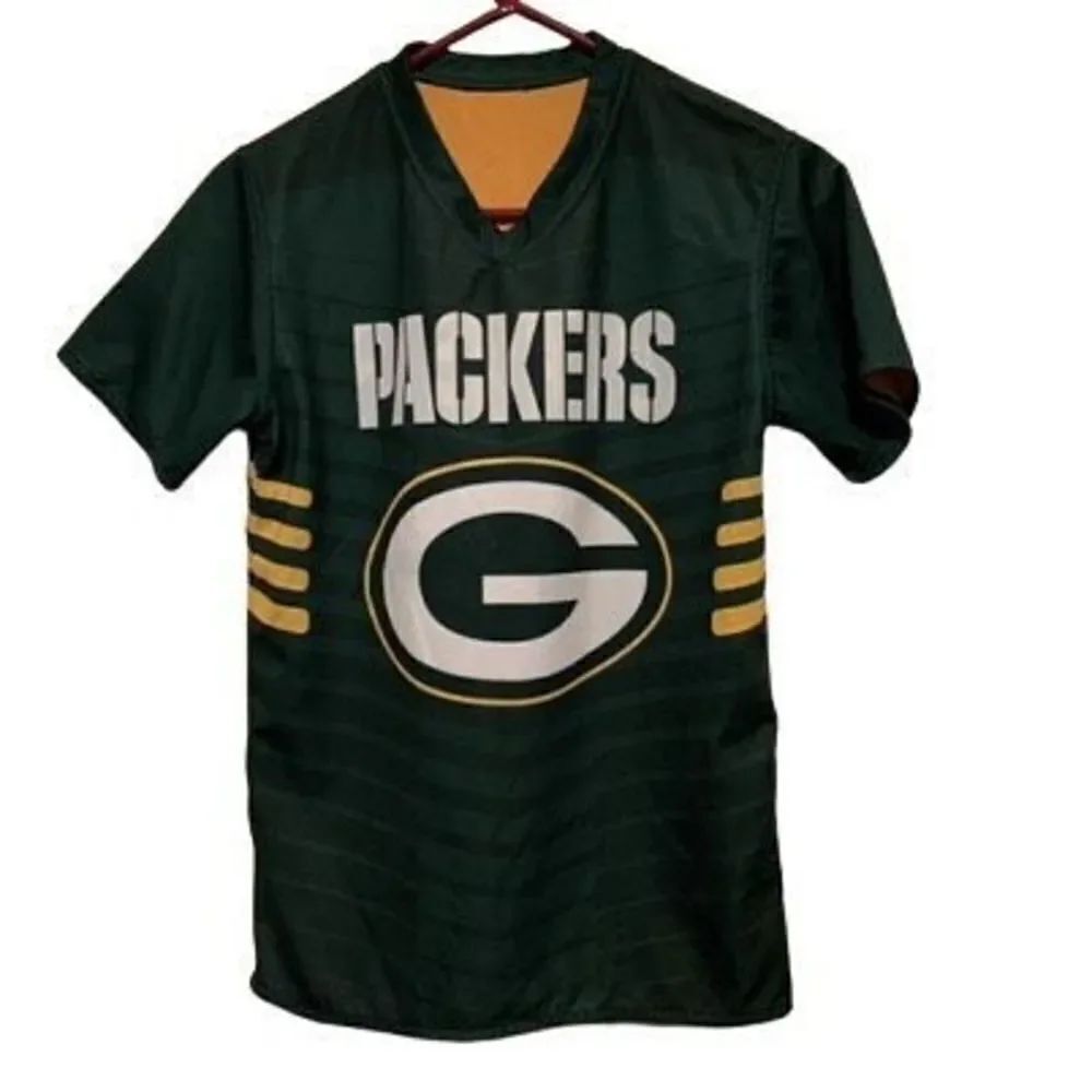 Green Bay Packers Flag Football Size Youth Large Reversible Jersey
